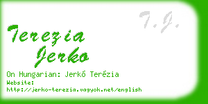 terezia jerko business card